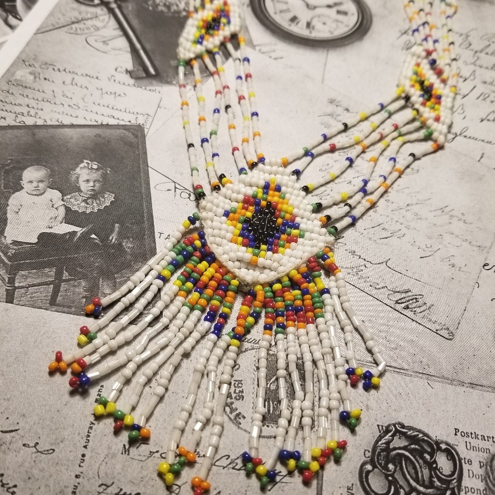 Stunning VTG Native Necklace - Picture 6 of 7